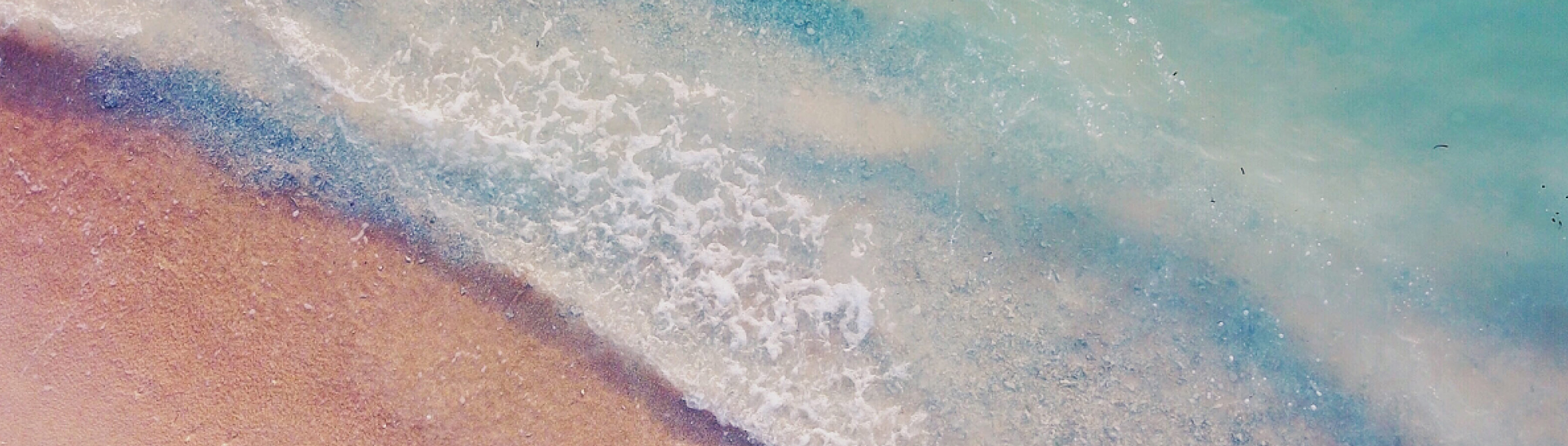 Beautiful beach shoreline